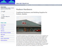 Tablet Screenshot of hudson-hardware.hudson-village.com