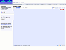 Tablet Screenshot of calendar.hudson-village.com